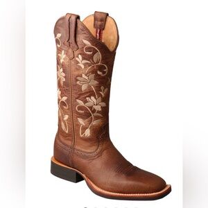 Twisted X Floral Ruff Stock Cowboy Boots Festival Stagecoaches